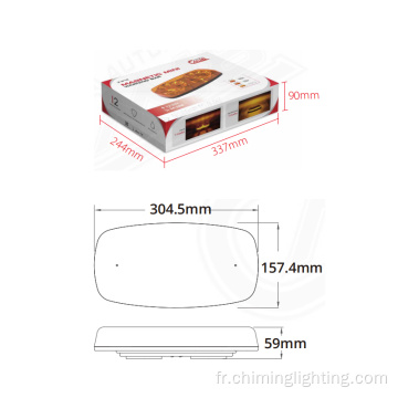 barres lumineuses stroboscopiques d&#39;avertissement rechargeables pour camions